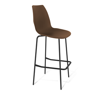 Барный стул SHT-ST29/S29 (коричневый ral 8014/черный муар) в Артеме