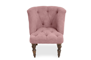 Мягкое кресло Бриджит розовый ножки коричневые в Артеме - предосмотр 1