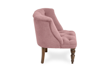 Мягкое кресло Бриджит розовый ножки коричневые в Артеме - предосмотр 2