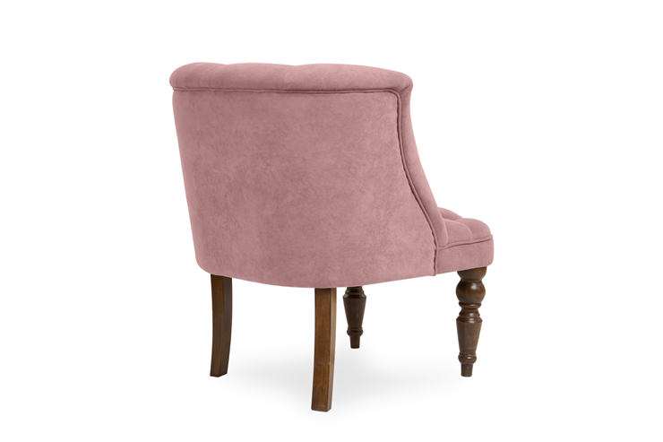 Мягкое кресло Бриджит розовый ножки коричневые во Владивостоке - изображение 3