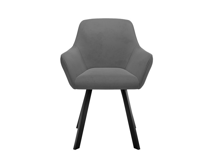 Кухонный стул 248 Поворотный, Микровелюр Z28 Темно-серый/черный во Владивостоке - изображение 1