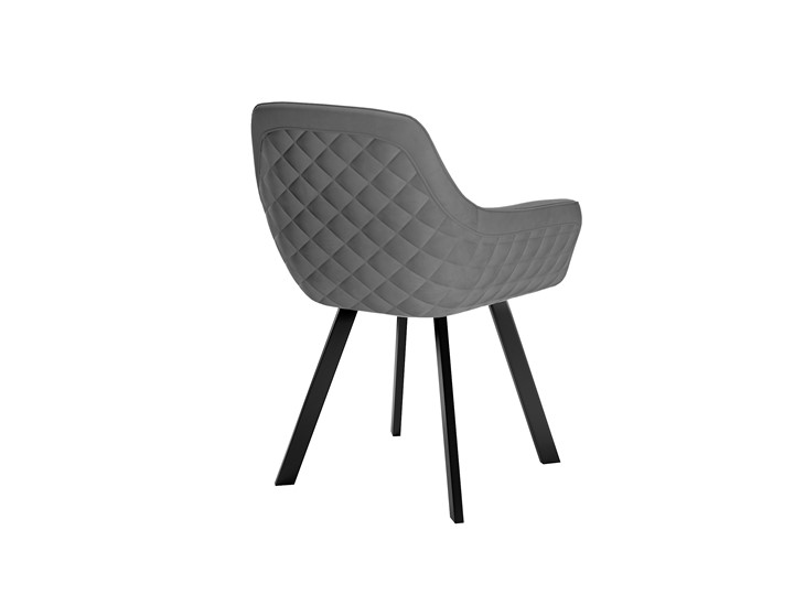 Кухонный стул 248 Поворотный, Микровелюр Z28 Темно-серый/черный в Уссурийске - изображение 2