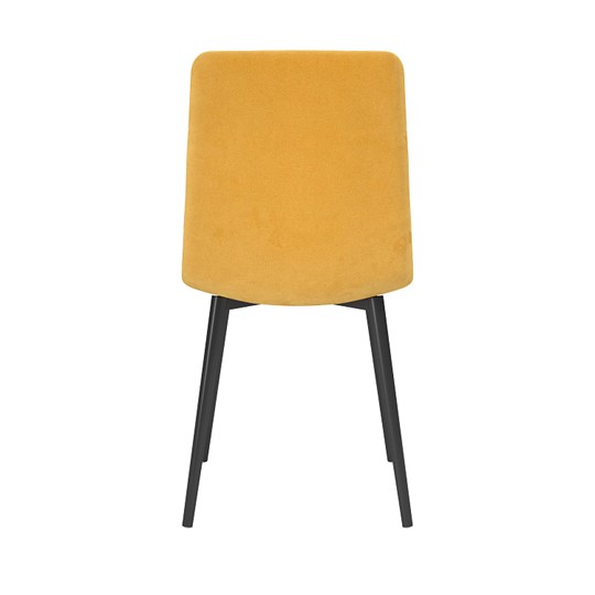 Кухонный стул Белла, велюр тенерифе куркума/Цвет металл черный в Уссурийске - изображение 3