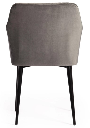 Обеденный стул BREMO (mod. 708) 58х55х83 серый barkhat 26/черный арт.19045 в Артеме - изображение 3