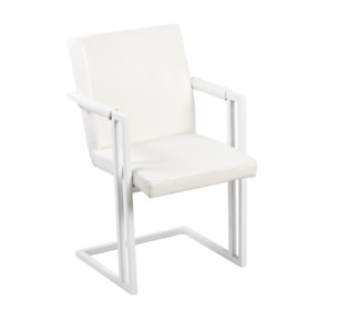 Обеденный стул Бруно, Белый/Аттика белый в Артеме