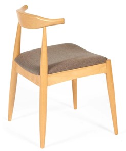 Кухонный стул BULL бук/ткань 54,5x54x75 Натуральный (2 шт) арт.13985 в Артеме - предосмотр 1