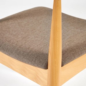 Кухонный стул BULL бук/ткань 54,5x54x75 Натуральный (2 шт) арт.13985 в Артеме - предосмотр 2
