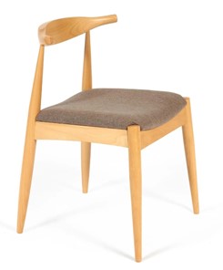 Кухонный стул BULL бук/ткань 54,5x54x75 Натуральный (2 шт) арт.13985 в Находке