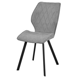 Кухонный стул Челси СРП-038 серый/черный в Находке