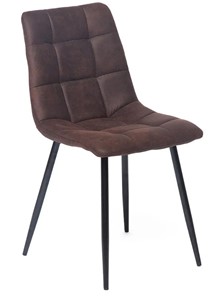 Обеденный стул CHILLY (mod. 7094) 45х55х87,5 темно-коричневый/черный, PK-03 во Владивостоке