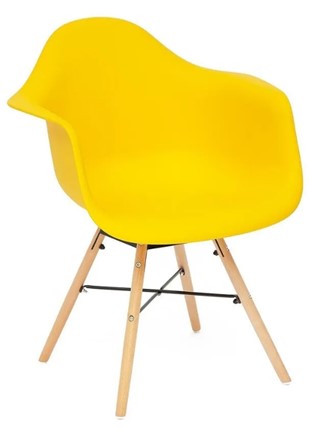 Кресло CINDY (EAMES) (mod. 919) 60х62х79 желтый арт.19048 во Владивостоке - изображение