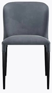 Обеденный стул dikline 275 С103 серый ножки черные во Владивостоке