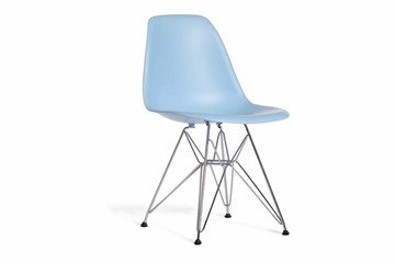 Обеденный стул DSL 110 Chrom (голубой) в Артеме