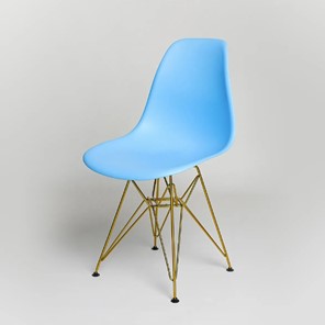 Обеденный стул DSL 110 Gold (голубой) в Артеме