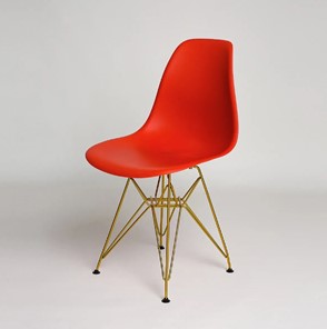 Обеденный стул DSL 110 Gold (красный) в Уссурийске