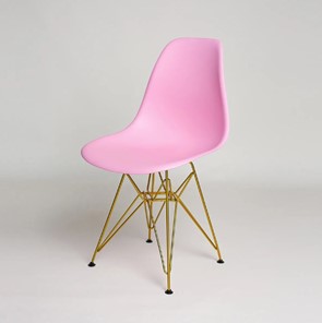 Обеденный стул DSL 110 Gold (розовый) во Владивостоке - предосмотр