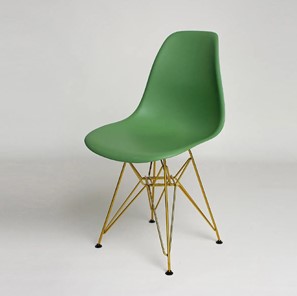 Обеденный стул DSL 110 Gold (темно-зеленый) в Находке