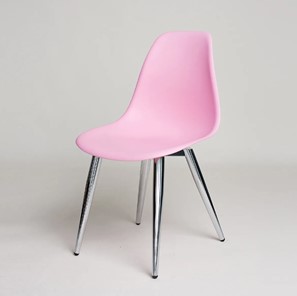 Обеденный стул DSL 110 Milan Chrom (розовый) в Уссурийске