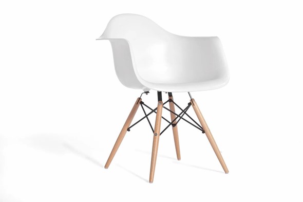 Кухонный стул DSL 330 Wood (белый) в Артеме - изображение