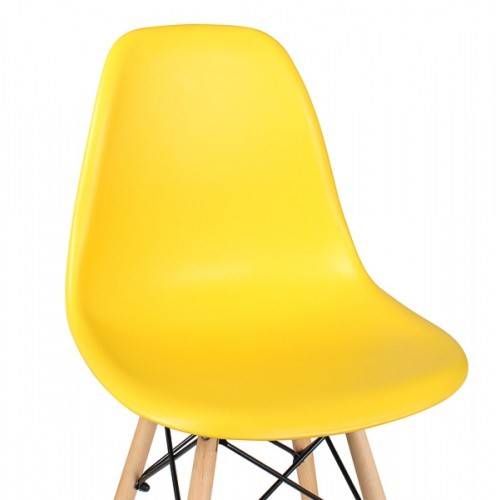 Стул дизайнерский EAMES DSW WX-503 PP-пластик желтый в Артеме - изображение 2