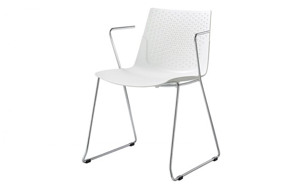 Обеденный стул FX-05F WHITE в Уссурийске - изображение