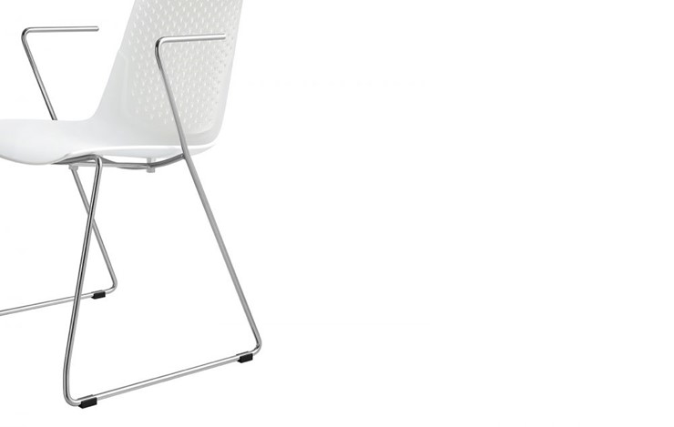 Обеденный стул FX-05F WHITE в Артеме - изображение 6