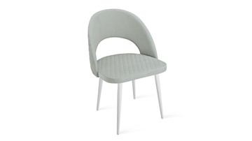 Кухонный стул Гэтсби К1К (Белый матовый/Велюр Confetti Silver) в Артеме