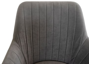 Обеденный стул Кампари (Светло-серый Т180/ноги черные) во Владивостоке - предосмотр 6