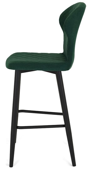 Обеденный стул Марио барный(Изумрудный Т189/ноги черные) в Уссурийске - изображение 1