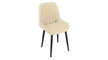 Обеденный стул Марвел Исп. 2 К1С (Черный муар/Велюр Confetti Cream) в Артеме