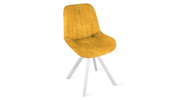 Кухонный стул Марвел Исп. 2 К2 (Белый матовый/Микровелюр Wellmart Yellow) в Артеме