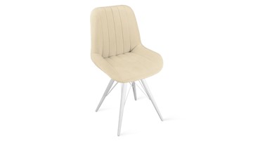 Обеденный стул Марвел Исп. 2 К3 (Белый матовый/Велюр Confetti Cream) в Артеме