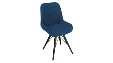 Кухонный стул Марвел Исп. 2 К3 (Черный муар/Велюр Confetti Blue) в Артеме