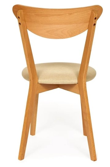 Кухонный стул MAXI (Макси), бук/ткань 86x48,5x54,5 Бежевый/ натуральный бук (2 шт) арт.13134 во Владивостоке - изображение 2