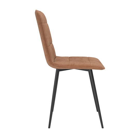 Обеденный стул Нео, велюр тенерифе корица/Цвет металл черный в Артеме - изображение 2