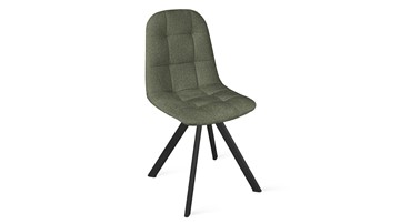 Обеденный стул Райс К2 (Черный муар/Микровелюр Jercy Deep Green) в Артеме