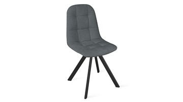 Обеденный стул Райс К2 (Черный муар/Микровелюр Jercy Graphite) в Артеме