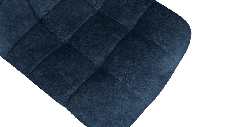 Кухонный стул Райс К4 (Черный муар/Микровелюр Wellmart Blue) в Артеме - изображение 4