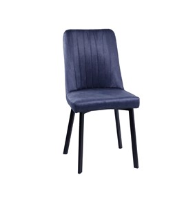 Обеденный стул Ретро С119 (отшив полоска, опора - профиль цвет под хром) в Артеме