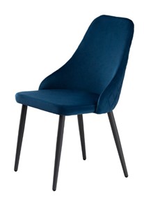 Обеденный стул Сальса.2, Велюр CATALANA 16 (синий) / Черный муар матовый в Артеме