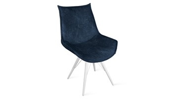 Обеденный стул Тейлор Исп. 2 К3 (Белый матовый/Микровелюр Wellmart Blue) в Артеме