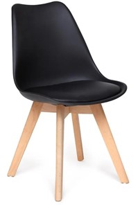 Обеденный стул TULIP (mod. 73) 48,5х52,5х83 черный арт.14210 в Артеме