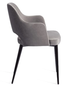 Обеденный стул VALKYRIA 2 (mod. 718) 55х55х80 серый barkhat 26/черный арт.19924 в Артеме - предосмотр 1
