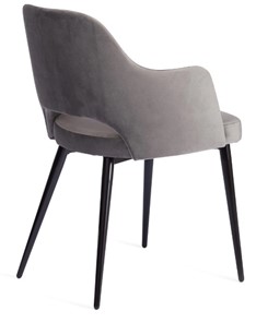 Обеденный стул VALKYRIA 2 (mod. 718) 55х55х80 серый barkhat 26/черный арт.19924 в Артеме - предосмотр 2