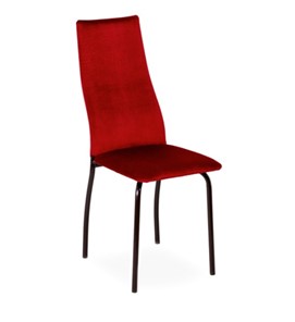 Обеденный стул Волна, каркас металл коричневый, велюр тайту 26 в Артеме