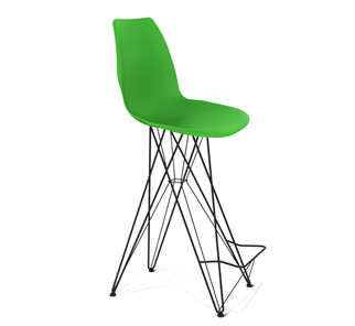 Барный стул SHT-ST29/S66 (зеленый ral 6018/черный муар) в Артеме