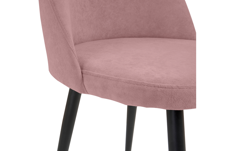 Обеденный стул Лайт розовый черные ножки во Владивостоке - изображение 2