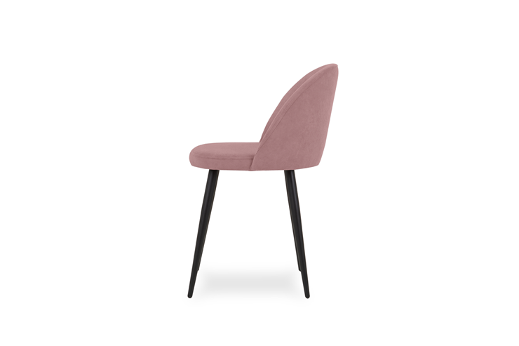 Обеденный стул Лайт розовый черные ножки во Владивостоке - изображение 7