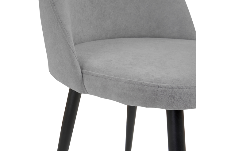 Обеденный стул Лайт серый черные ножки в Артеме - изображение 2