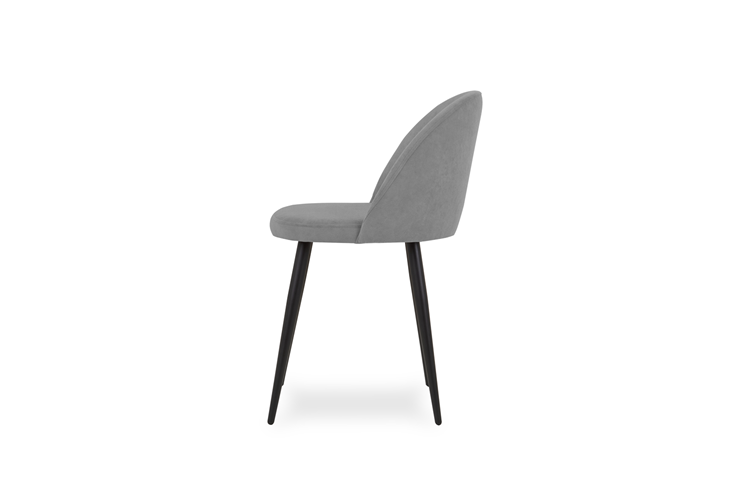 Обеденный стул Лайт серый черные ножки в Артеме - изображение 5